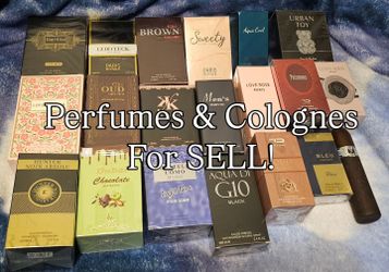 Perfumes and Colognes for sell!