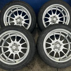 American Racing Vn 477 17x11 Polished Wheels With Nitto G2 315/35/17 Tires For Obs or C-10 🔥🔥🔥🔥