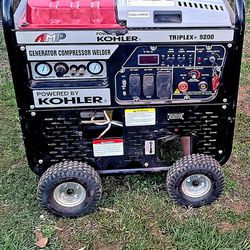 Kohler triplex 9200. Generator/ compressor/ welder.