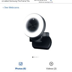 Razer Kiyo Broadcasting Camera With Illumination Brand New Never Used