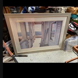 Framed art by Danial Pollens in real good shape