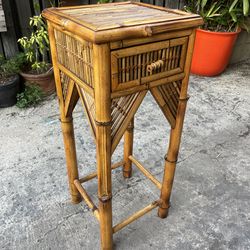 Vintage Bamboo Plant Stand