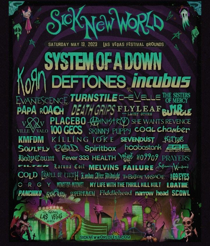 Sick New World - 1 GA + ticket