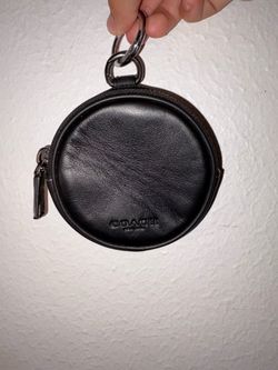 Black coach keychain