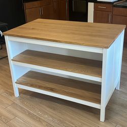 Kitchen Island And 2 Barstools