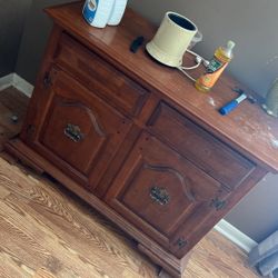 Old Book Case Cabinet 
