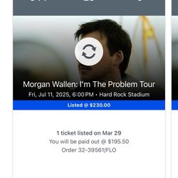 Morgan Wallen Tickets