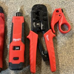 Brand New Milwaukee 3pc Low voltage Punch Down Kit