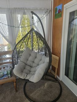 2 Egg Basket Chairs In Great Condition