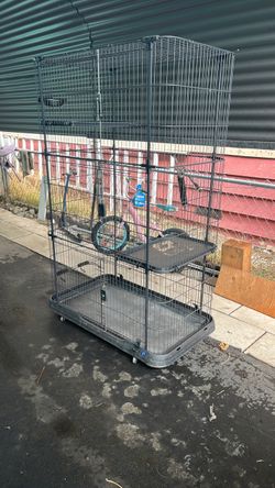 Cage for small animals.
