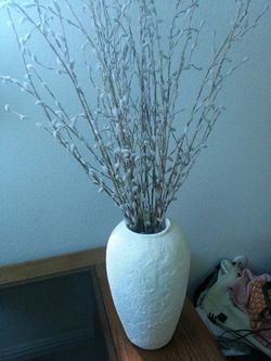 White decorative vase