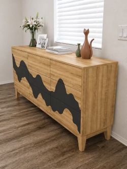 Brand New 63" Modern 9 Drawer Dresser