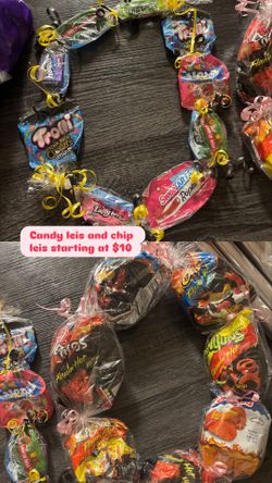 Candy/ chip leis