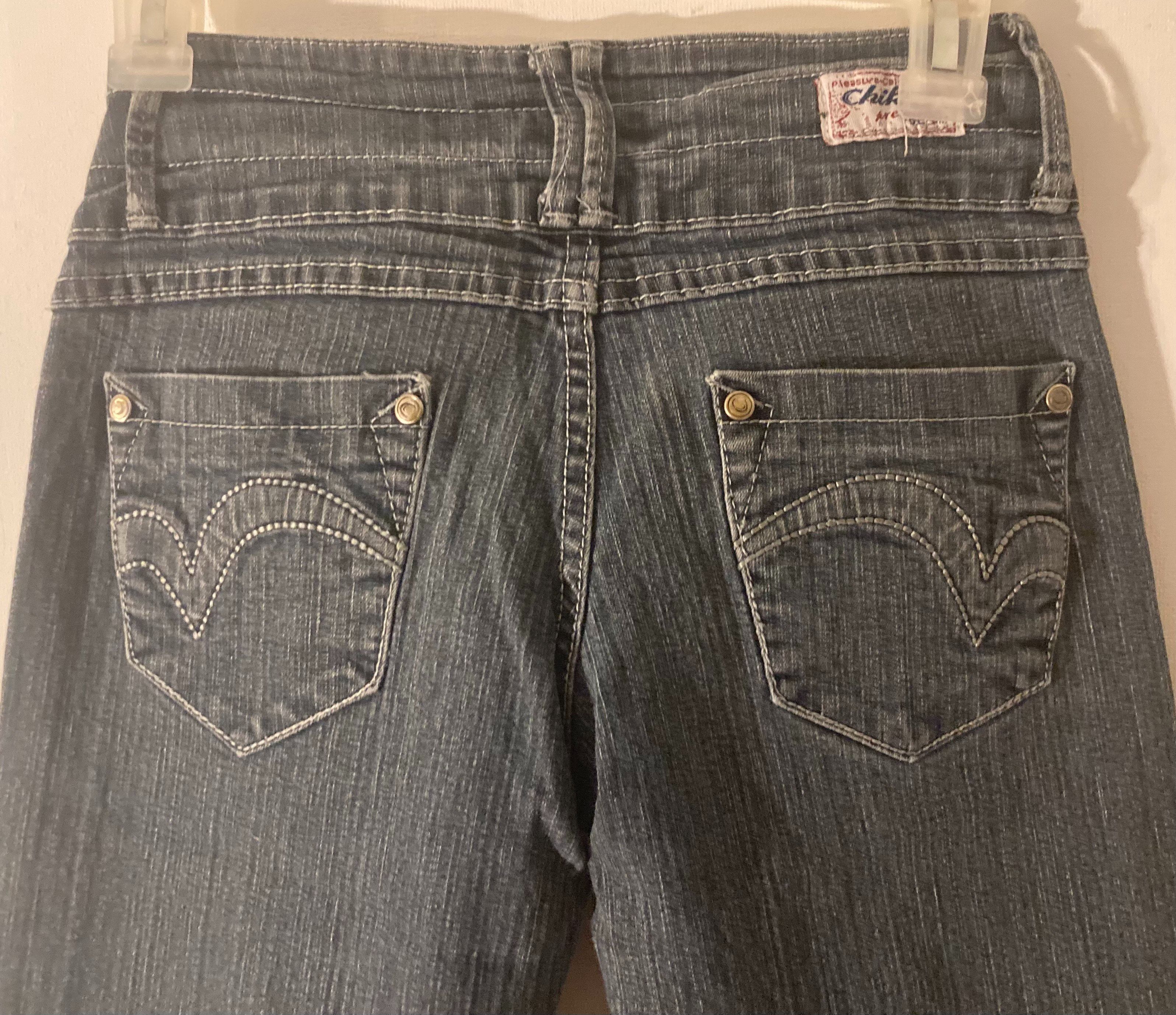 Vintage Ladies, Girls Blue Jeans, Chikny, Size 0, Nice Jeans, Pants, Nice Sexy Style, Clothing, Fashion, Nice Sexy Pants, Located in Bin Twelve.