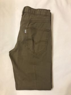 MENS LEVI’S 511 SLIM FIT BROWN STRETCH JEANS SIZE 30X29