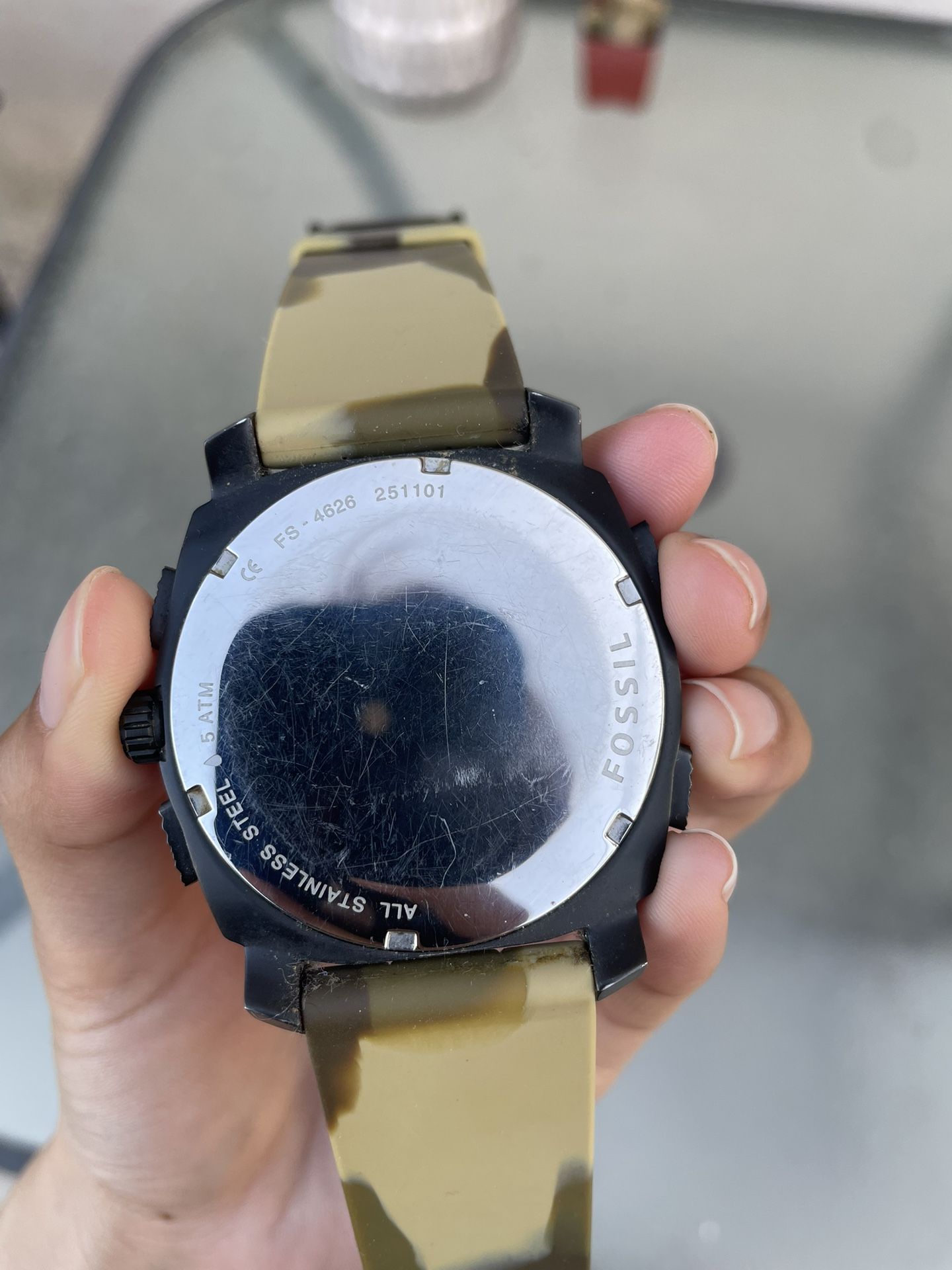 Fossil Camouflage Watch Fs 4626