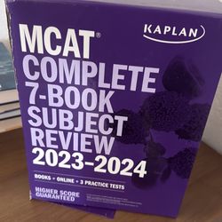 Kaplan MCAT Books for sale