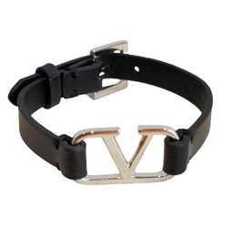 Valentino Garavani Stunning  V Logo Leather Bracelet