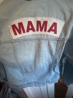 MAMA maternity jean jacket - small
