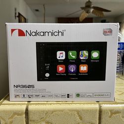 Nakamichi 6.8” Display, Car DVD/ CarPlay, Bluetooth