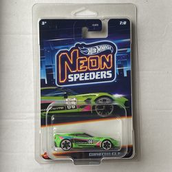 Hot Wheels Neon Speeders Corvette C7 Z06 7/8 Walmart Exclusive 1:64 Diecast