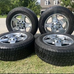 8x180 Chevy Duramax 5 Star Rims & Tires 