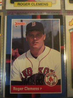 Baseball card Roger Clemens Boston