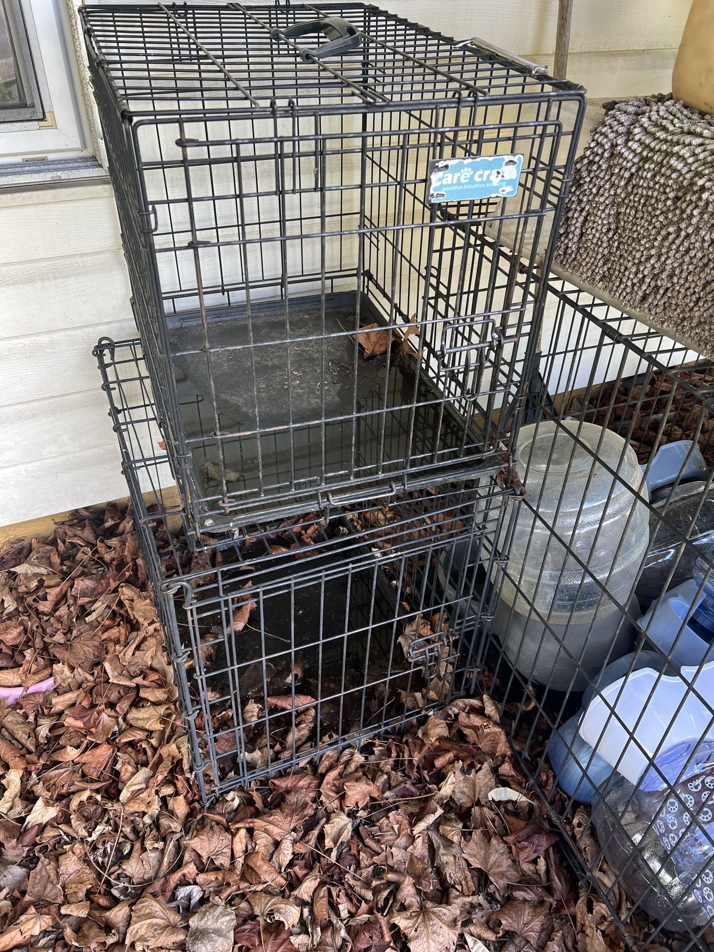 2 Small Dog Cages And 2 Xl Dog Cages