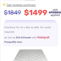 King or California king big fig mattresses for sale heavy duty Mattress will last a long time