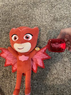 Talking PJ Mask Owlette and interactive VTech watch
