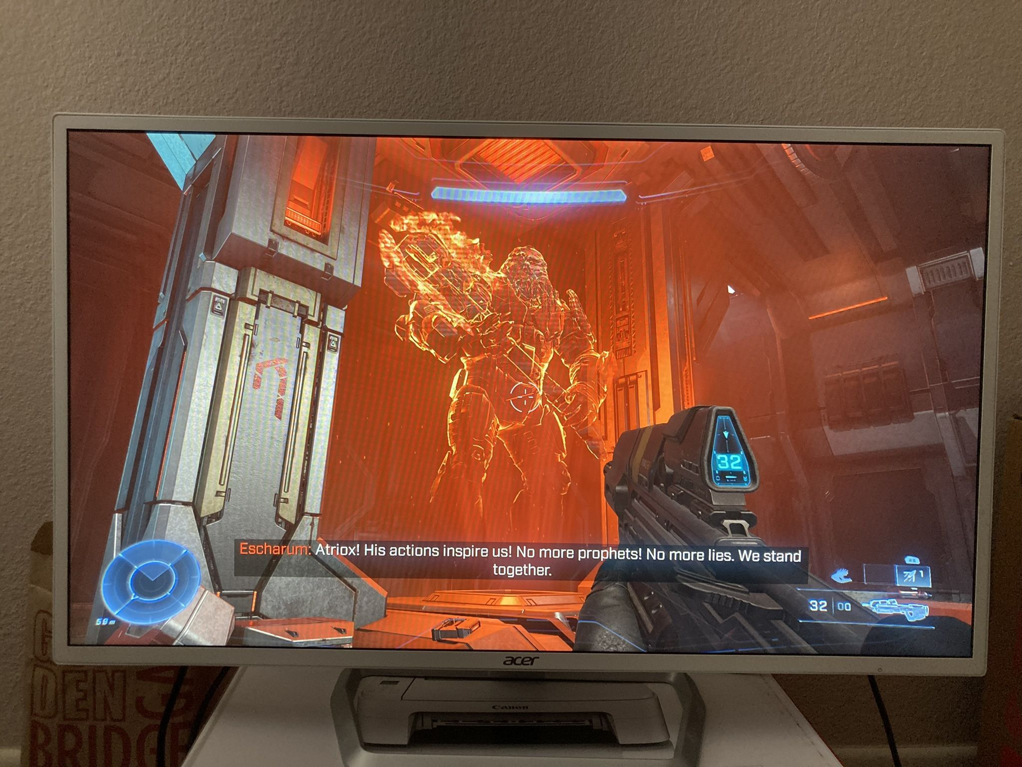 Acer Computer Gaming Office Monitor 31.5" Full HD 32 Inch IPS Monitor (HDMI & VGA port), White TV