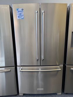 Take it today, pay later!! KitchenAid French door Stainless steel refrigerator