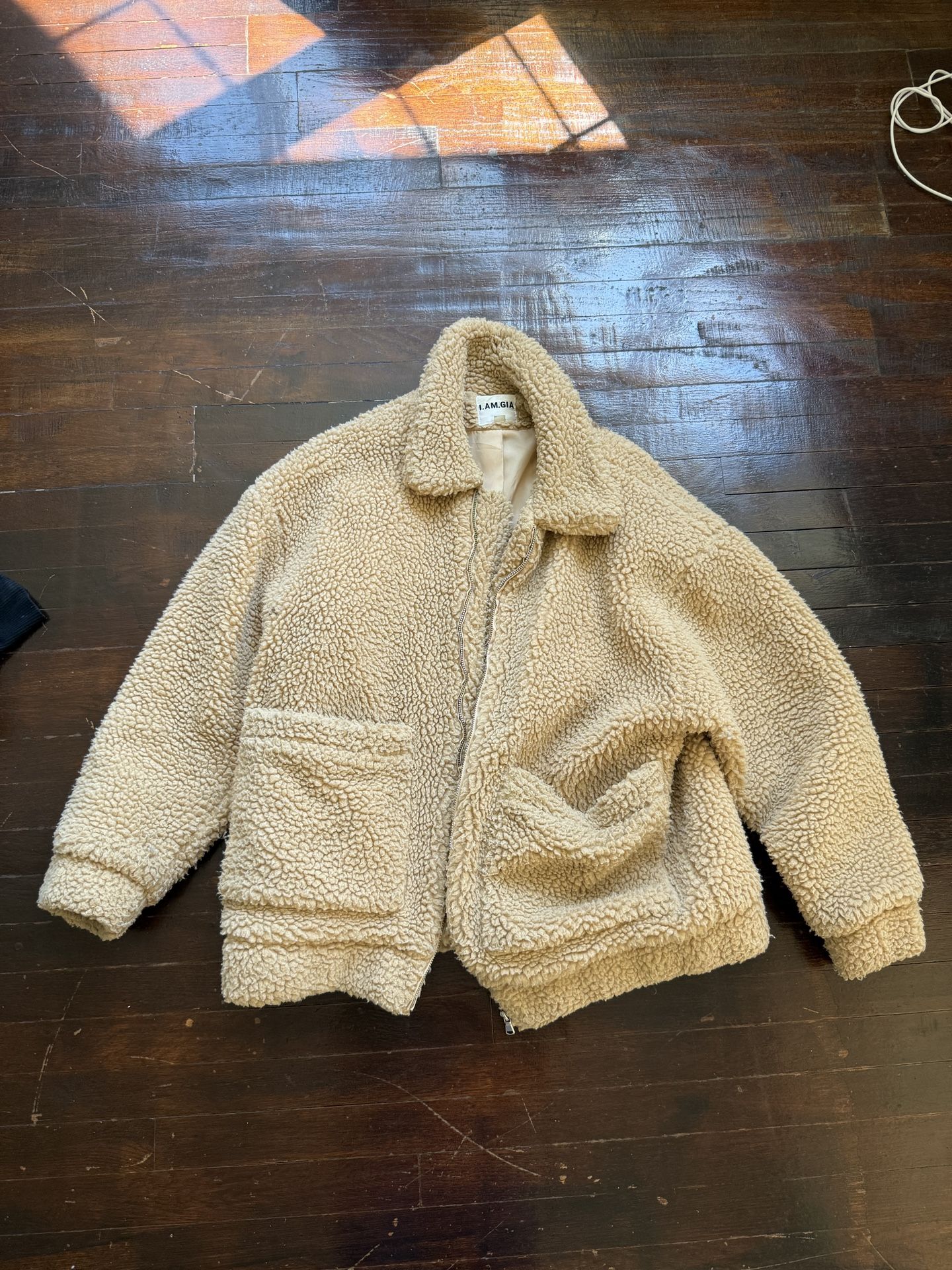 I am Gia Sherpa jacket