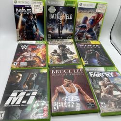 XBOX 360 Video Games – 9 