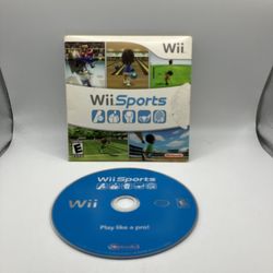 Wii Sports Tested Working CIB Nintendo With Manual & Case