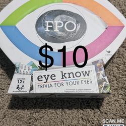Eye Know Trivia Card Game