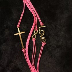 Faux Leather Multi Strap Adjustable Bracelet 