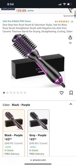 One Step Hair Brush Blow Dryer