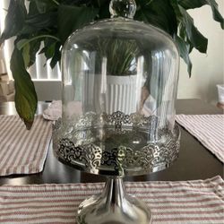 Silver Lattice Cupcake stand