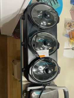 Faber-ware Grill and three place crockpot