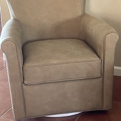 Faux Suede Accent Chair
