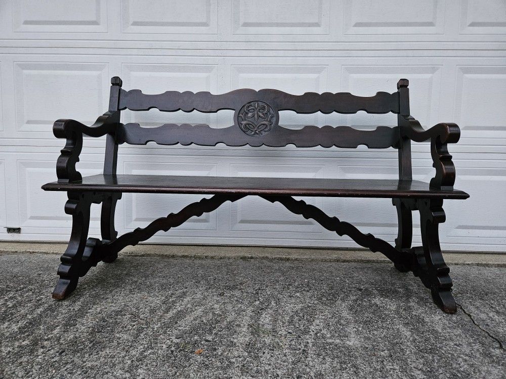 Antique Bench by Shaw Furniture Co Cambridge Mass