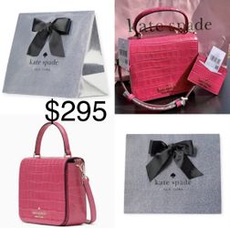 Kate Spade Barbie Pink Purse Bundle