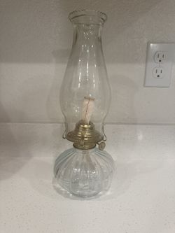 Vintage Golden Globe Kerosene Lamp 
