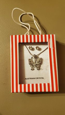 Butterfly Necklace set
