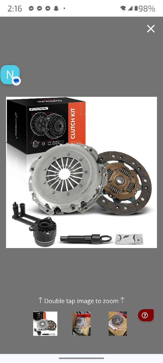A-Premium Transmission Clutch Kit Compatible with Ford Fiesta 2011-2019