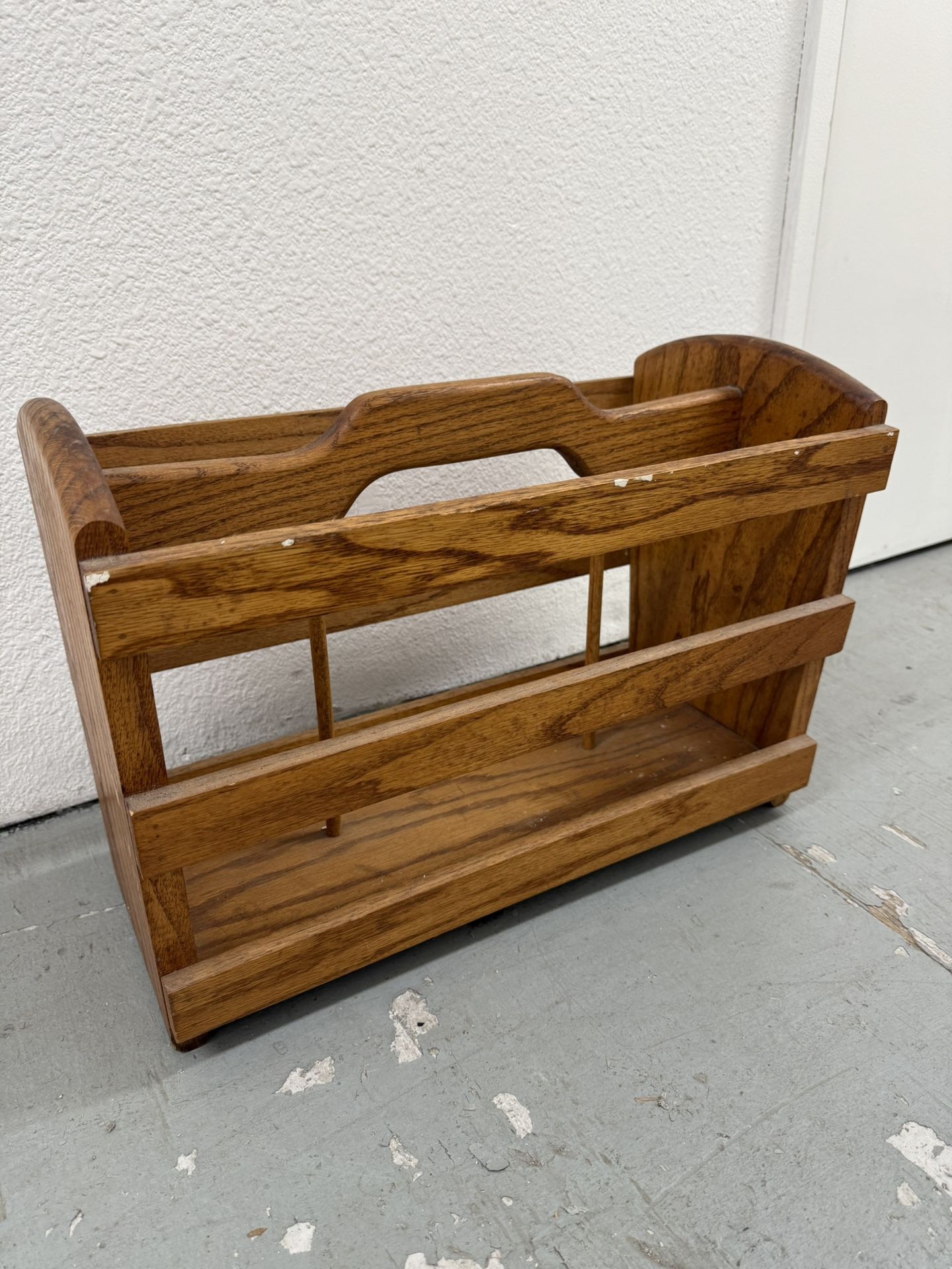 Wooden Magazine Holder