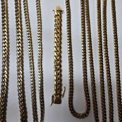 18k And 14k Plated Jewelry 