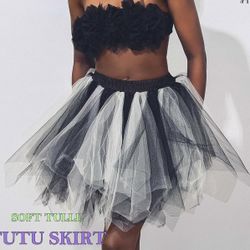 Women's dance tutu skirts, ballet tulle tutu skirt, layered skirt, festival party costume for women