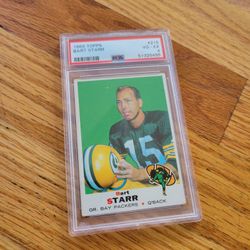 Bart Starr 1969 Topps Psa 4 Green Bay Packers